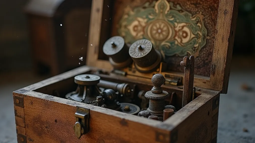 Antique music box